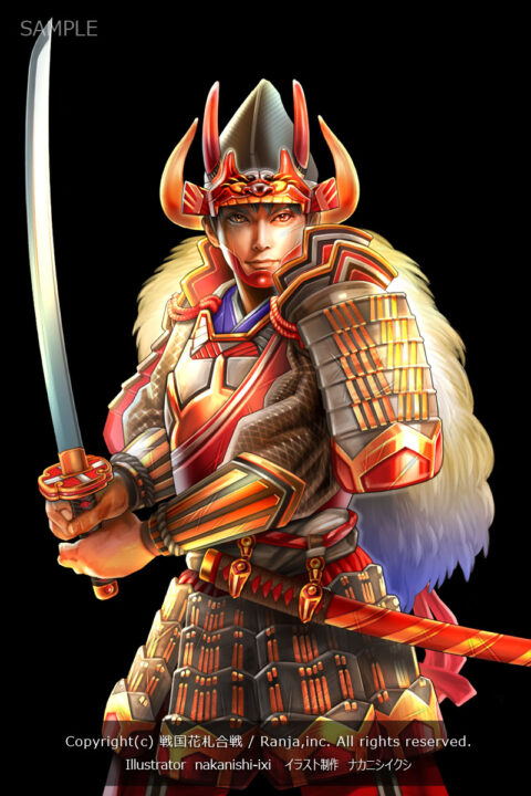 戦国花札合戦　武将　イラスト
